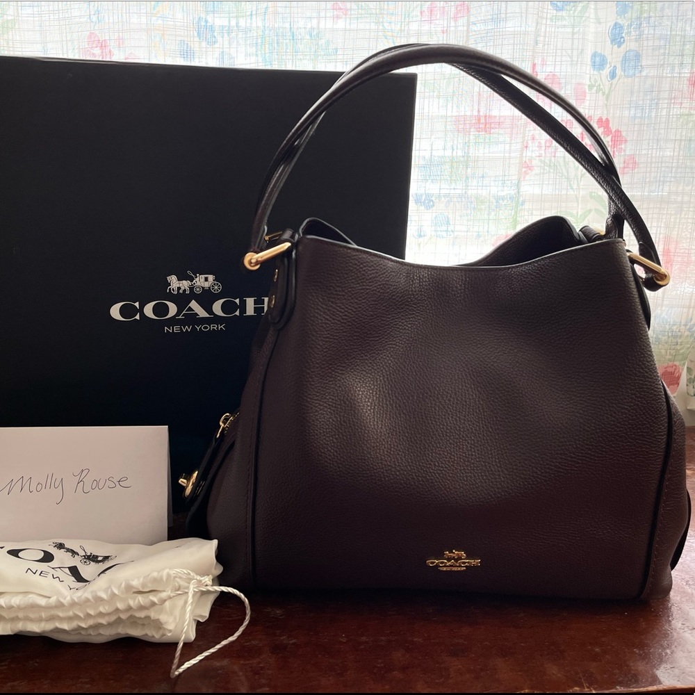 Oxblood Edie Coach Purse